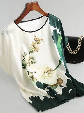 Blusa Feminina em Cetim - Floral